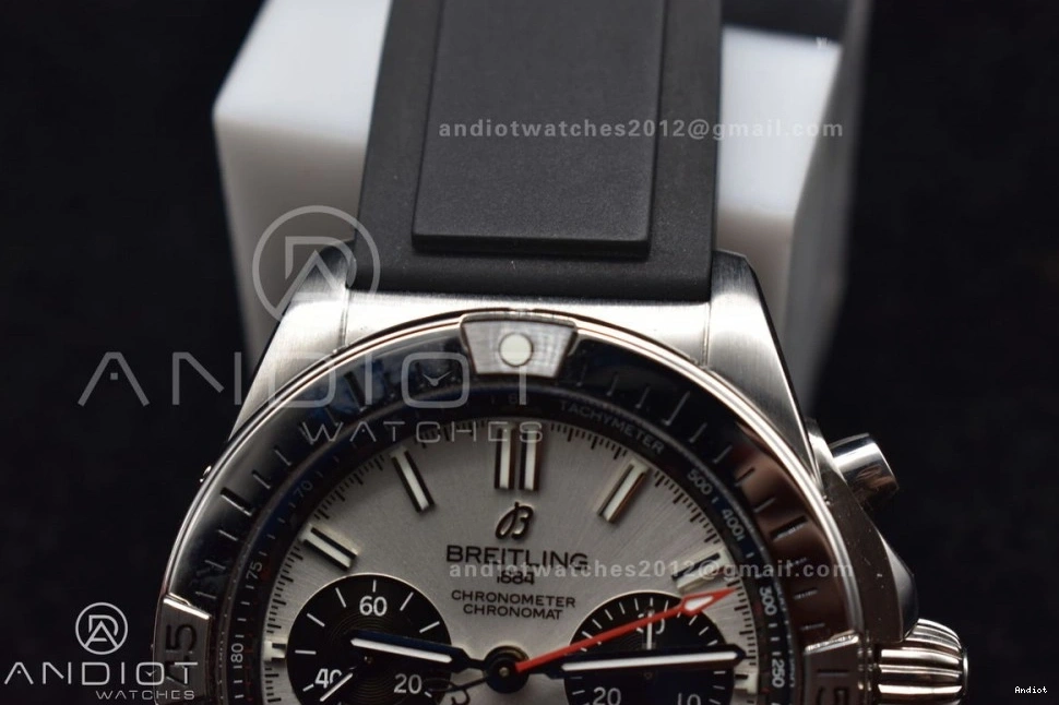 L-Silver 1:1 Navitimer BLS Version 43mm Best LE A7750 SS Chrono B01 Blk 0801
